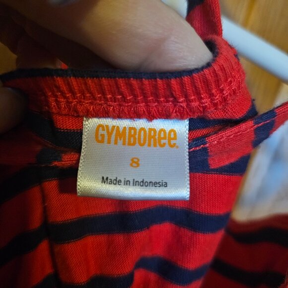 Gymboree, Girl’s Striped Red & Blue Dress- size 8 - Picture 3 of 3